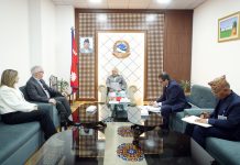 PM Karki Holds Courtesy Meeting With Israeli Ambassador