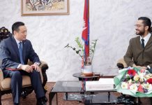 Chinese Ambassador and Education Minister Pokharel Hold Talks